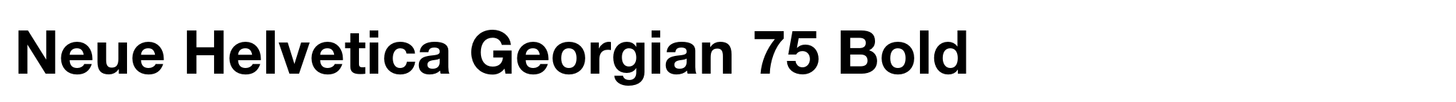 Neue Helvetica Georgian 75 Bold image
